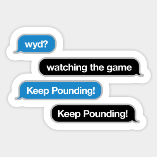 Panthers WYD Text Sticker